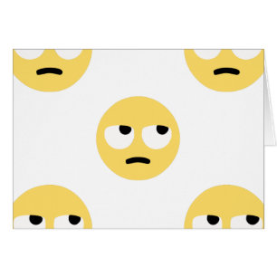 emoji öga roll hälsningskort