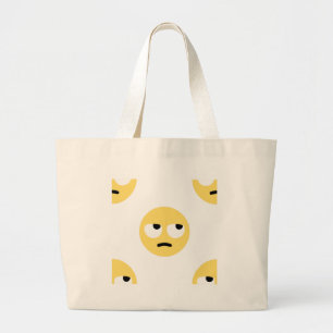 emoji öga roll jumbo tygkasse