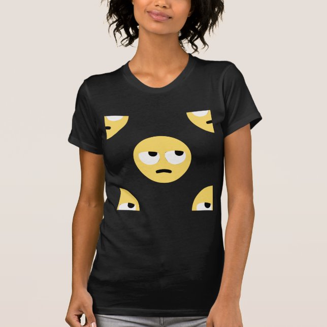 emoji öga roll t-shirt (Framsida)