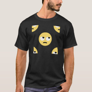 emoji öga roll tee shirt