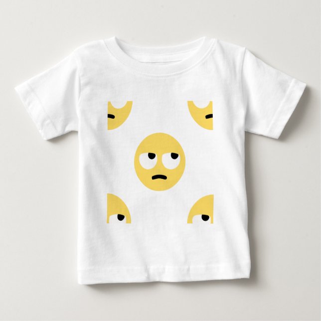 emoji öga roll tee shirt (Framsida)