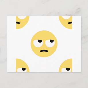 emoji öga roll vykort