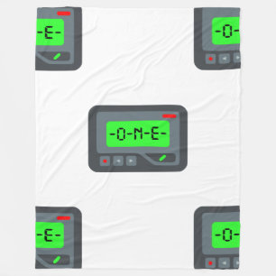 Emoji Pager filet Fleecefilt
