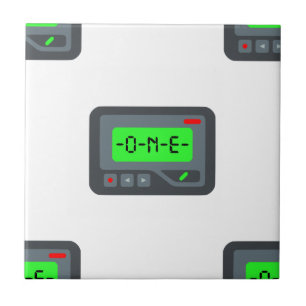 emoji Pager Kakelplatta