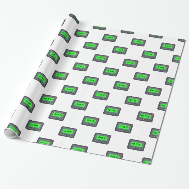 emoji Pager Presentpapper (Utrullad)