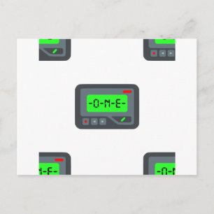 emoji Pager Vykort