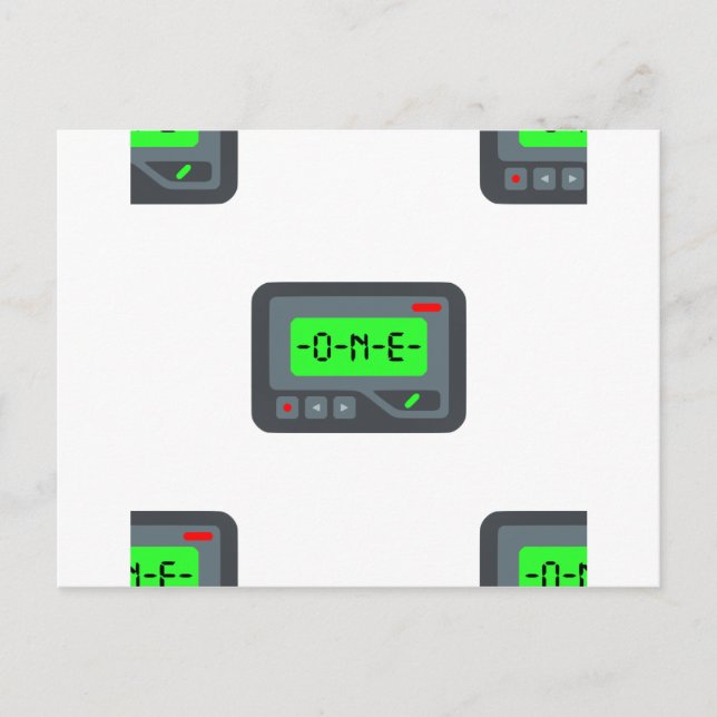 emoji Pager Vykort (Framsida)