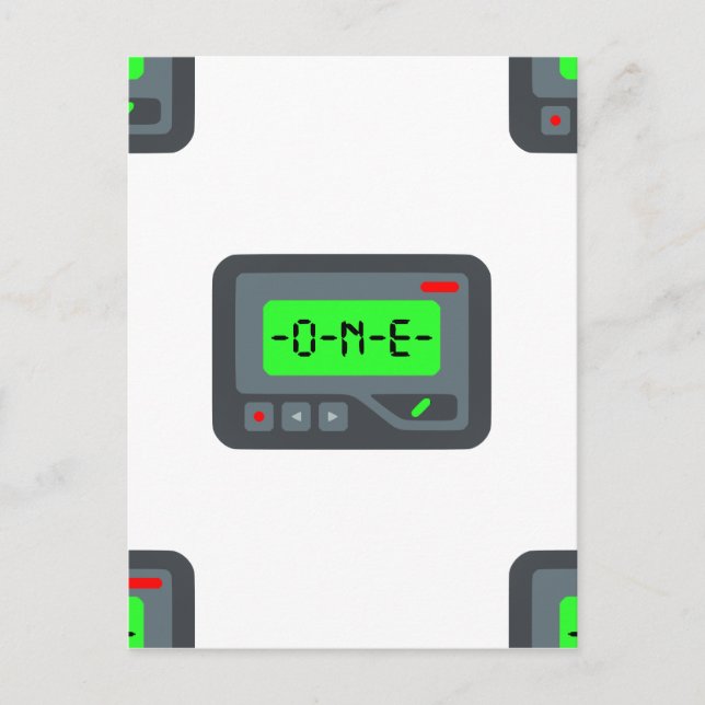 emoji personsökare vykort (Framsida)