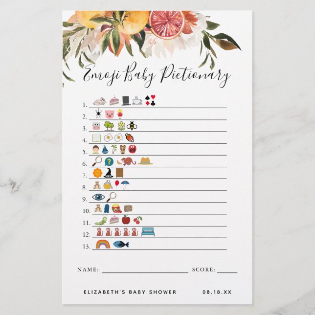 Emoji Pictionary | Barnstödsspel (Framsida)