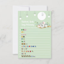 Emoji Pictionary I: Sleeping Koala Baby Shower Gam