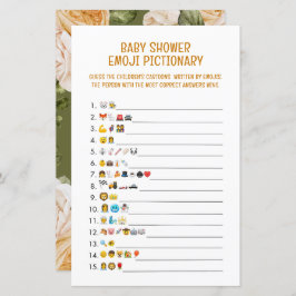 Emoji Pictionary-spel för babyvisningsprogram