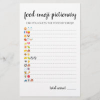 Emoji Pictionary-spel Quiz med svar