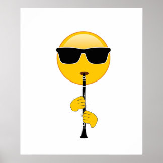 Emoji Pllay Clarinet Poster