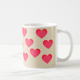 Emoji Polka Heart Kaffemugg