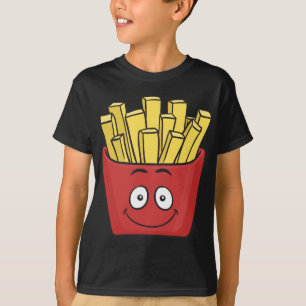 Emoji pommes frites t shirt