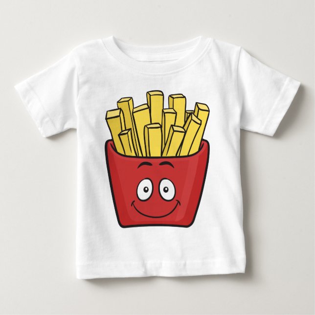 Emoji pommes frites tee (Framsida)