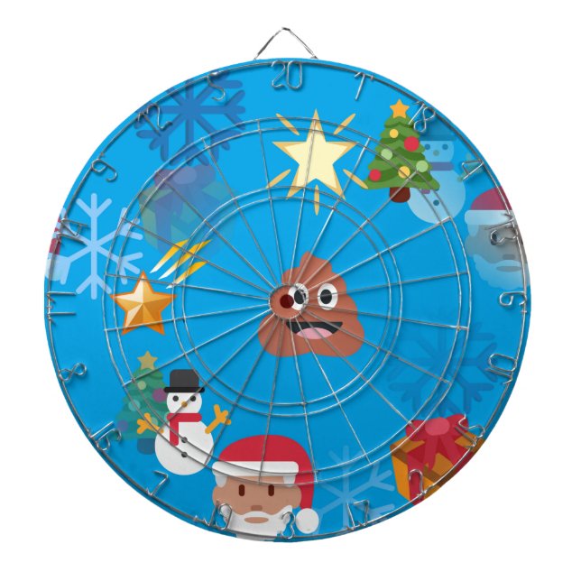emoji poop christmas darttavla (Framsidan)