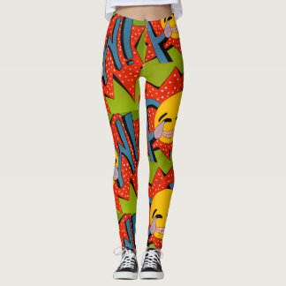 Emoji Powwow! Leggings