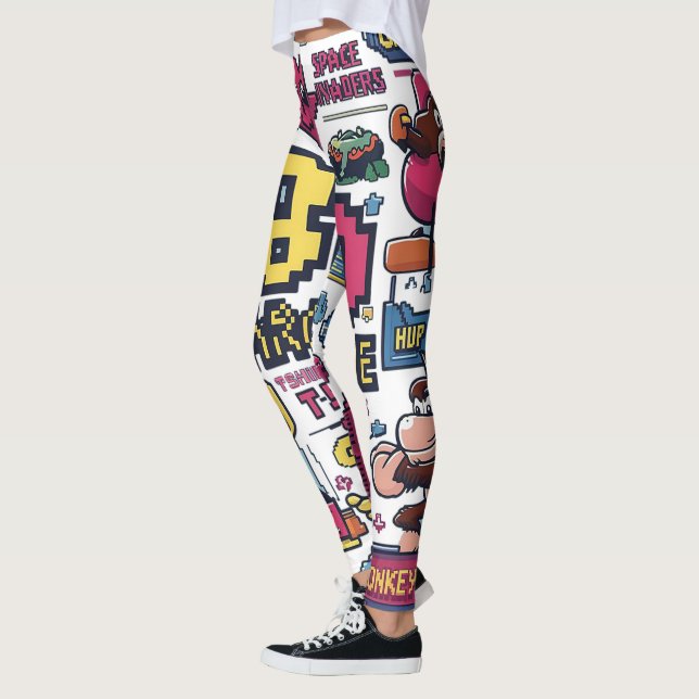 EMOJI PRINT LEGGINGS (Vänster)