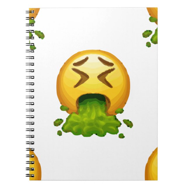 emoji puking anteckningsbok (Framsidan)
