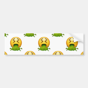emoji puking bildekal