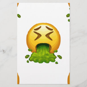 emoji puking brevpapper