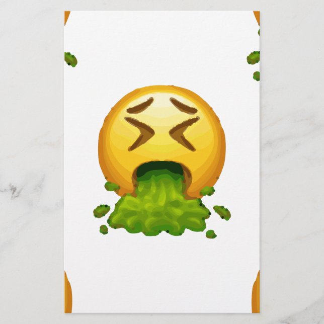 emoji puking brevpapper (Framsida)