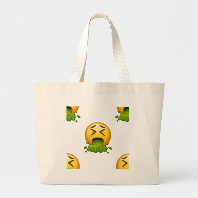 emoji puking jumbo tygkasse (Framsidan)