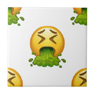 emoji puking kakelplatta
