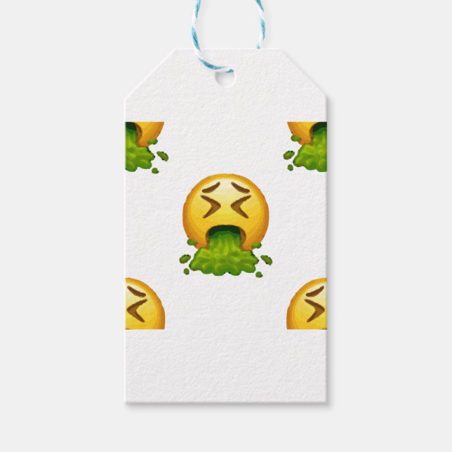 emoji puking presentetikett (Framsidan)