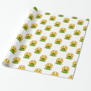 emoji puking presentpapper