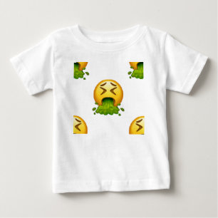 emoji puking tee