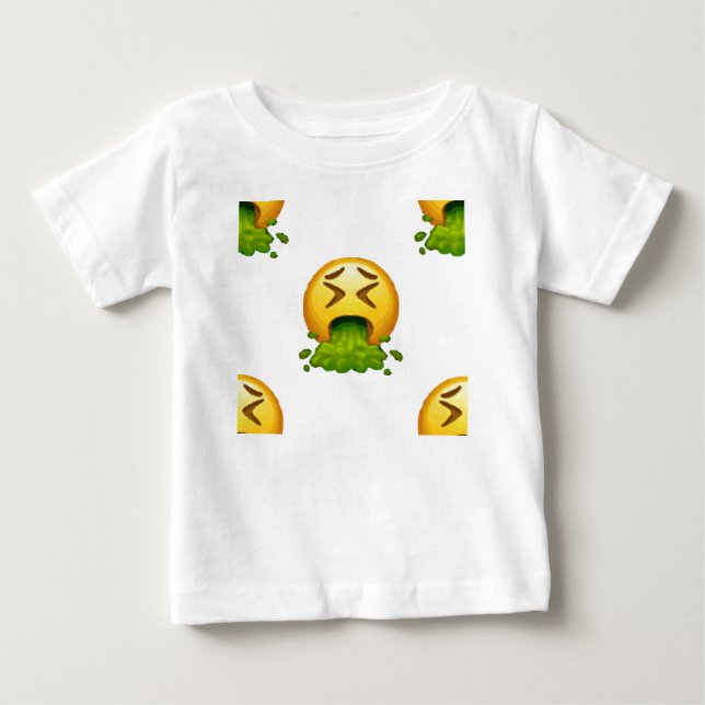 emoji puking tee (Framsida)