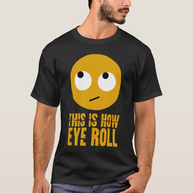 Emoji Roll T Shirt (Framsida)