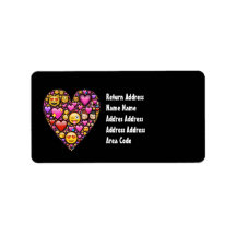 EMOJI Rosa Black Girls Kärlek Emoticons Party