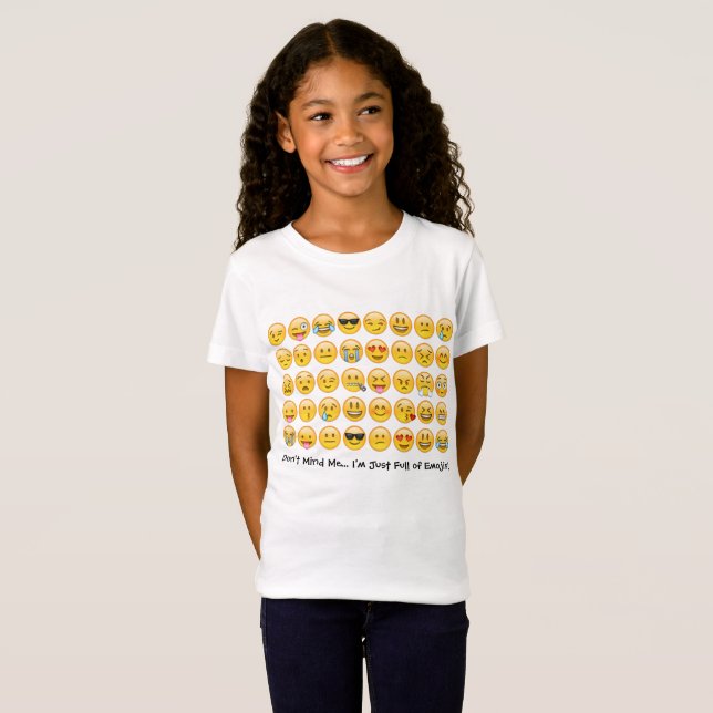 Emoji Shirt för barn Tröja (Hel framsida)
