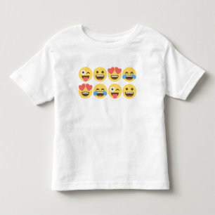 Emoji skjorta - Emoji ansikten Tee