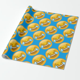 Emoji skratta presentpapper
