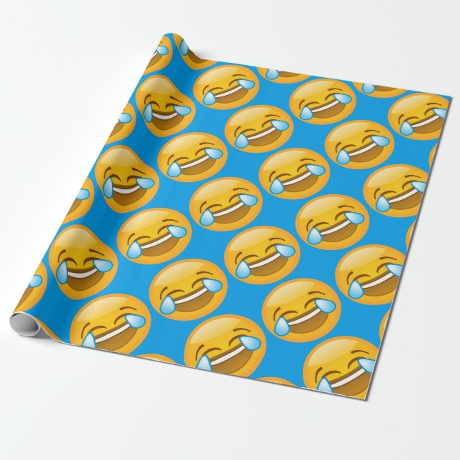 Emoji skratta presentpapper (Utrullad)