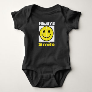 emoji smiley leende alltid t shirt