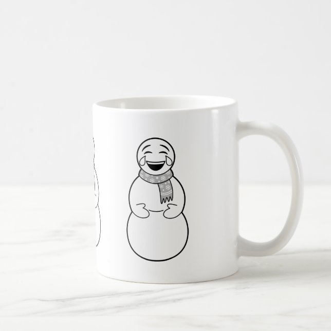 Emoji snögubbemugg kaffemugg (Höger)
