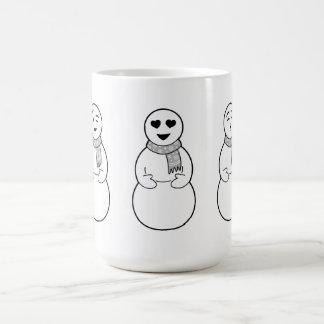 Emoji snögubbemugg kaffemugg