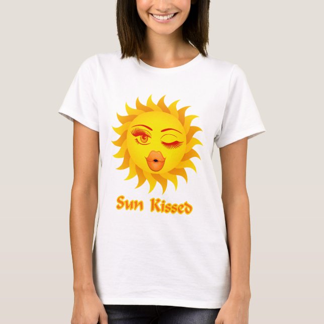 Emoji Sol Kissed Tee (Framsida)