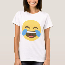 Emoji som skrattar tshirten tröja
