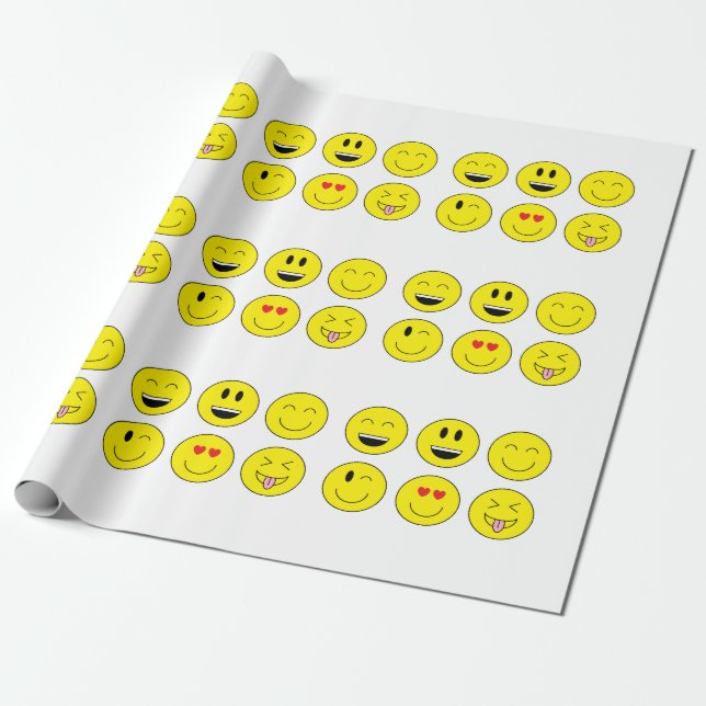 Emoji som slår in papper presentpapper (Utrullad)