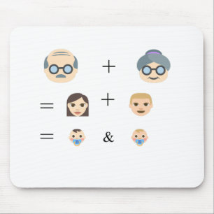 Emoji stamträd musmatta