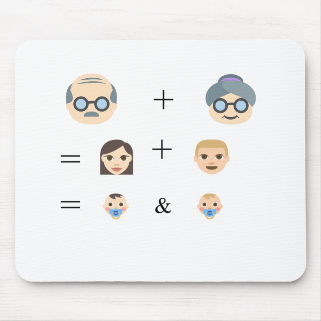Emoji stamträd musmatta (Framsidan)