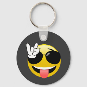 Emoji sten på nyckelring