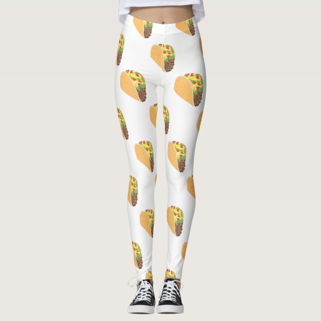 emoji taco leggings (Framsida)