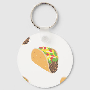 emoji taco nyckelring